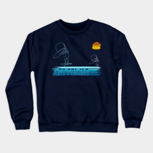 Just Foiling Surf, Wing Foil Surfer Crewneck Sweatshirt